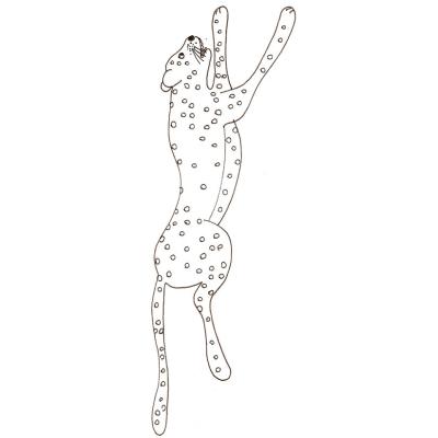 coloriage d'un guépard