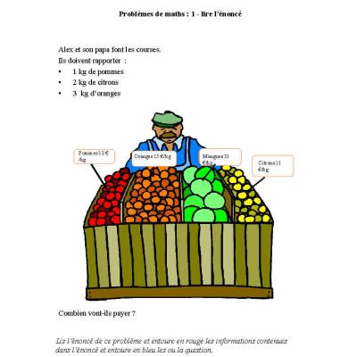 Imprimer problème de maths 7 : énoncé