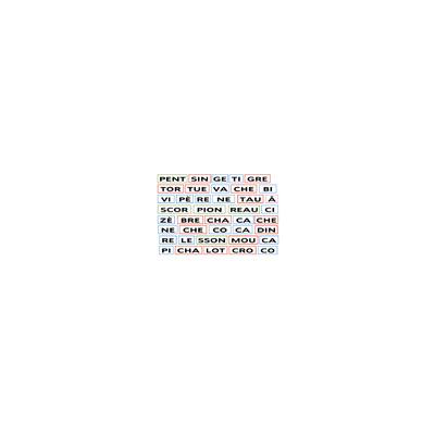 Des étiquettes de syllabes à imprimer
