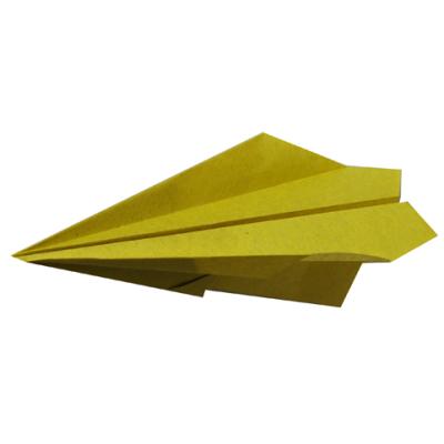 Pliage d'un avion en papier, activité origami. Cet avion au vol doux et stable enchante les aéronautes en herbe. Il vole très facilement et se pose en douceur. Le pliage de cet avion en papier ne nécé