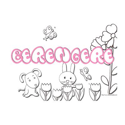 coloriage prénom Berengere