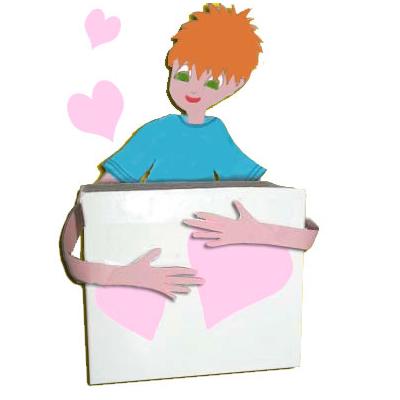 Boîte bisous boîte d'amour
