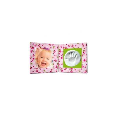 Cadre photo souvenir d'empreinte bébé