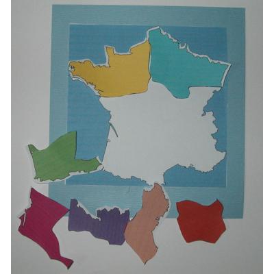 Jeu de puzzle sur les régions de France