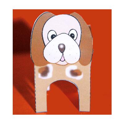 Paper toy chien
