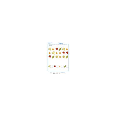 exercice 2 pour apprendre à compter les fruits GS