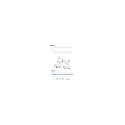 Imprimer la page d'écriture sur le chien
