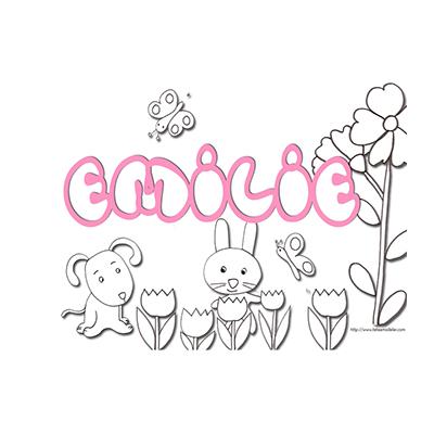 Coloriage Emilie