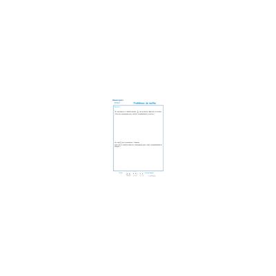 Probl&egrave;me de maths pour le CM1 - CM2 Exercice 1