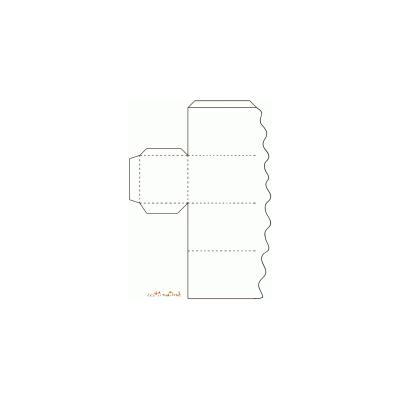 Imprimer le modèle de gabarit de mini panier 
