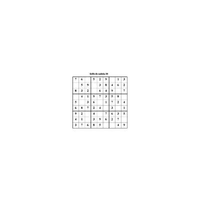 grille 30 de sudoku cycle 2 du primaire