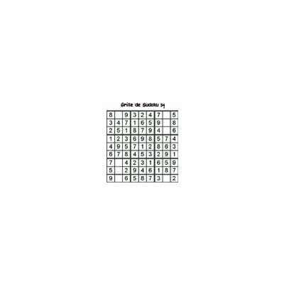 grille 34 de sudoku cycle 2 du primaire