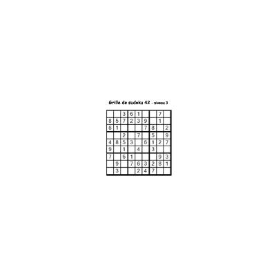 sudoku 42 de niveau 3