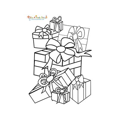 Grosse pile de cadeaux