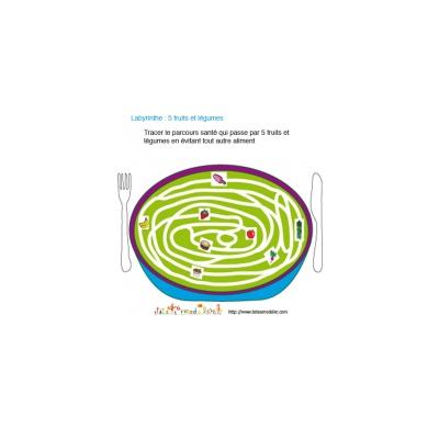 JeuX de labyrinthe fruits et légumes