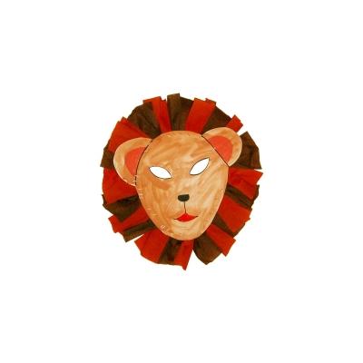 Bricolage pour réaliser un masque de lion