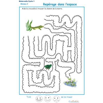 Exercice 4 : repérage dans l'espace labyrinthe 4