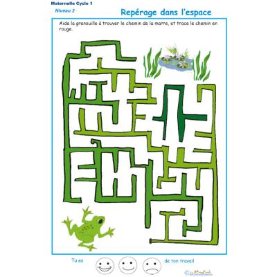 Exercice 6 : repérage dans l'espace labyrinthe 6