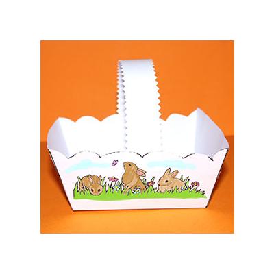 Panier de Pâques à colorier
