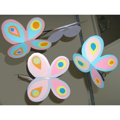 Fabriquer un mobile de Papillons pour chambre de bébé