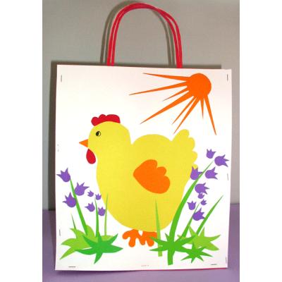 sac oeufs de Pâques décoré depoule