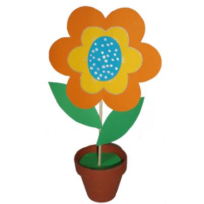 Fabriquer un pot de fleur pour la décoration des tables et des buffets