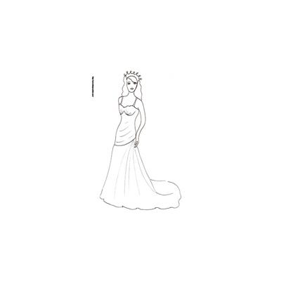 Coloriage princesse à imprimer