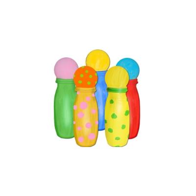 Fabriquer un jeu de quilles de couleurs