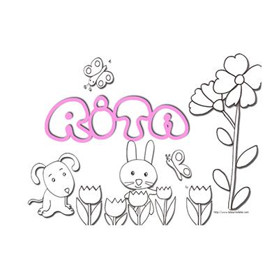 Coloriage prénom Rita