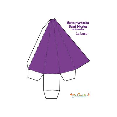 Saint Nicolas pyramide violet