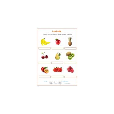 Vocabulaire : exercices de soutien scolaire pour les enfants en CP 