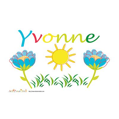 prénom yvonne