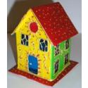décoration Noël : Petites maisons peintes