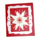 Fabriquer une carte de Noël allumettes