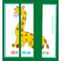 Carte de lecture du nom des animaux