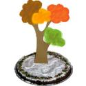 decoration arbre pour g&acirc;teau