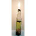 Fabriquer une lampe à huile décorative avec une bouteille de verre