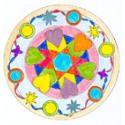 Réaliser un  mandala activité de graphisme