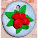 Fabriquer un médaillon aux roses rouges