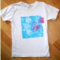 Tee shirt feuilles et coeurs 