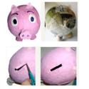 Tirelire cochon rose