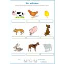 Exercice vocabulaire CP - Les animaux