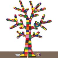 Arbre porte-bijoux à la manière d'Elmer