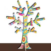 Arbre porte-bijoux pop art