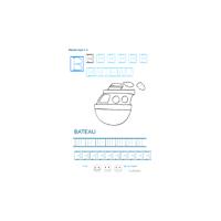 Exercice d'écriture et de graphisme : B et BATEAU