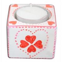 Bougeoir décoré de c