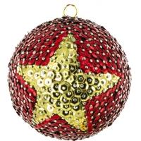 Boule sequins étoile