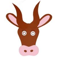 Masque de buffle pour le carnaval