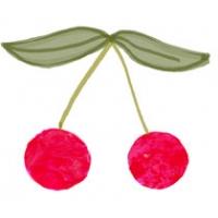 Peindre des cerises aux doigts
