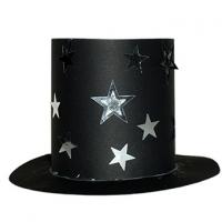 Chapeau de magicien aux étoiles